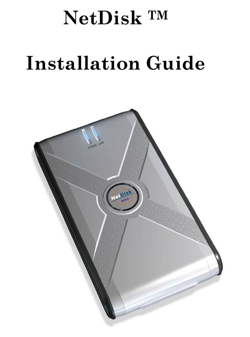 Ximeta NetDisk NDU10-80 User manual