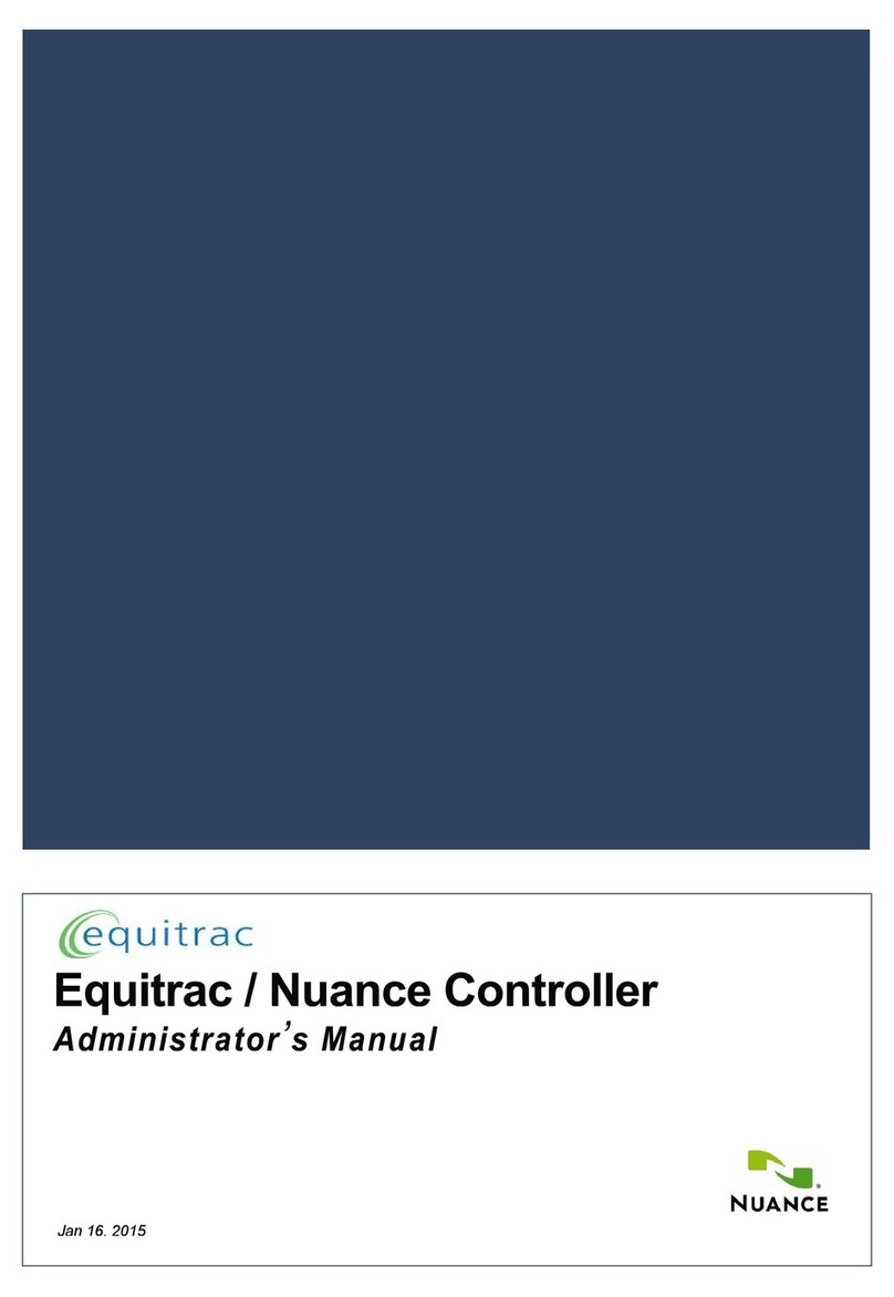 NUANCE SafeCom Controller Administrator's manual