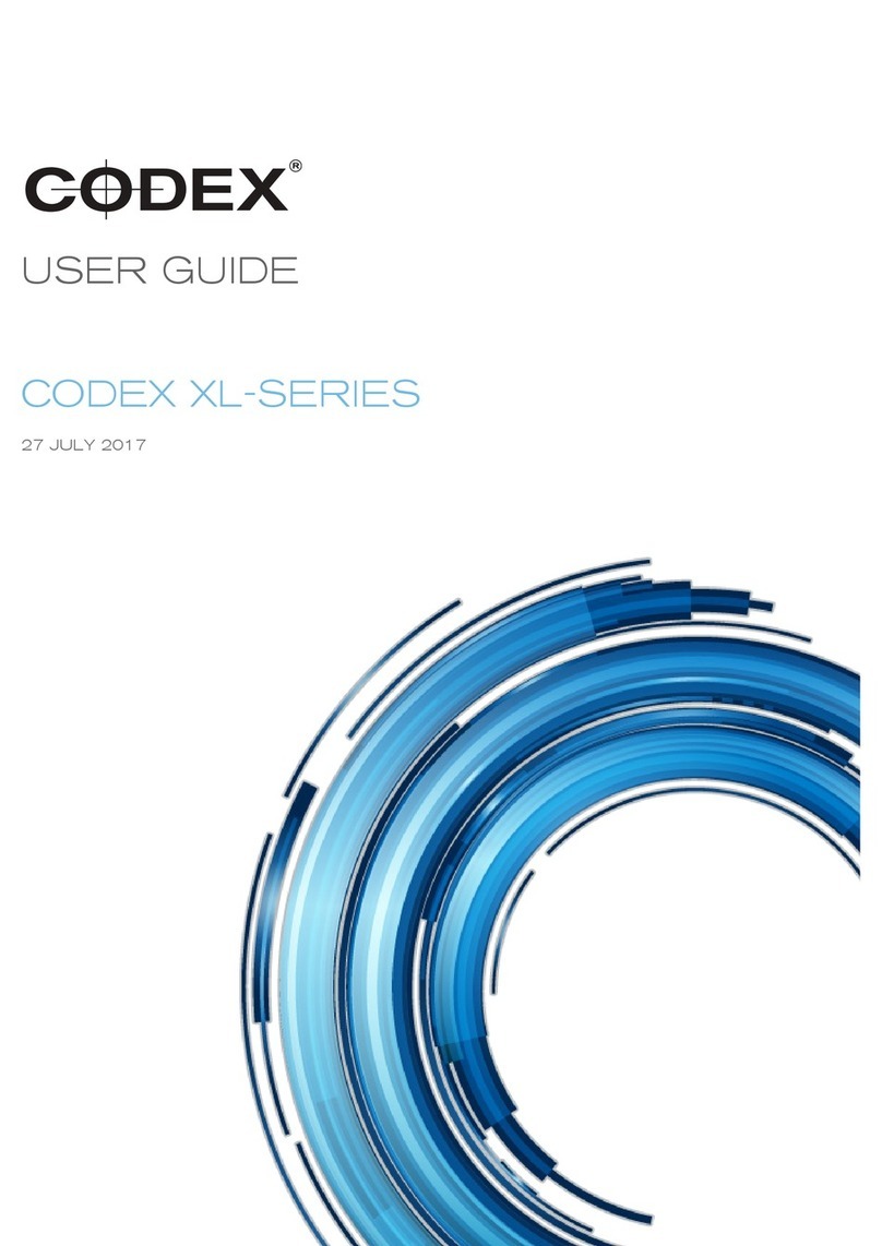 Codex XL-SERIES User manual