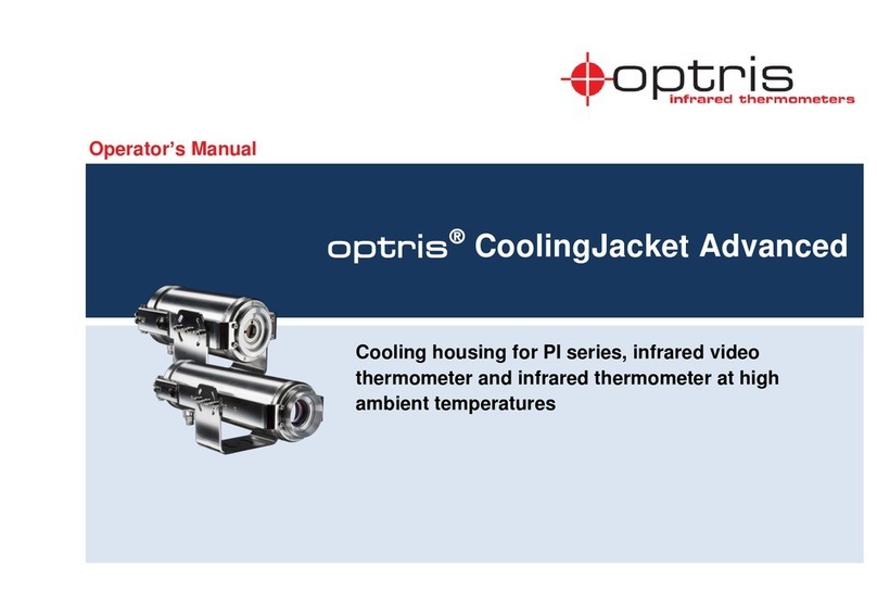 optris CoolingJacket Advanced User manual