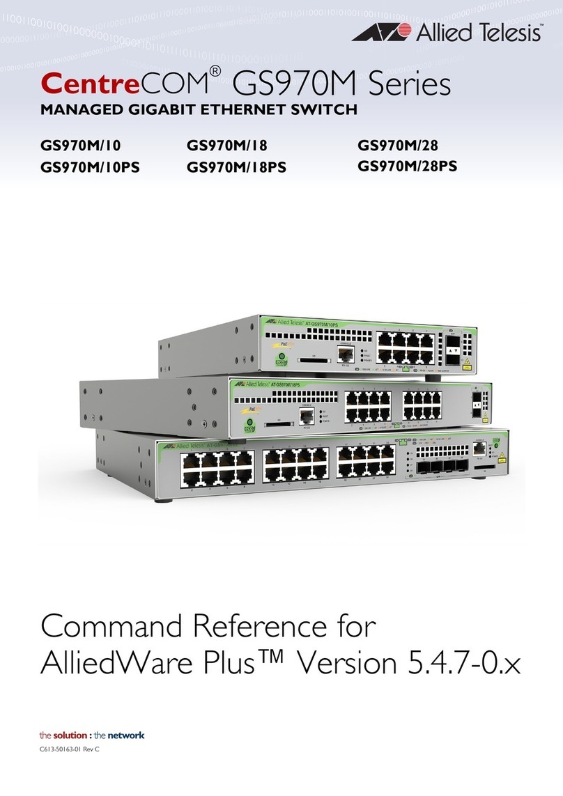 Alied Telesis GS970M/18 Command reference