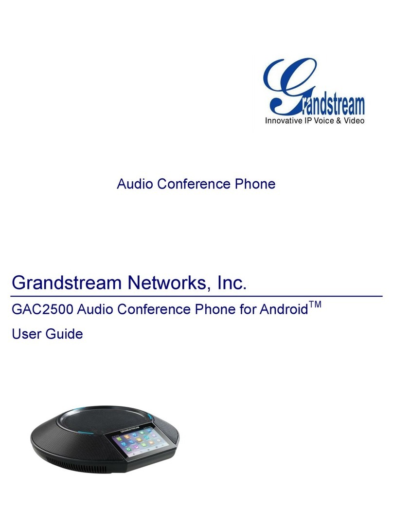 Grandstream Networks GAC2500 User manual
