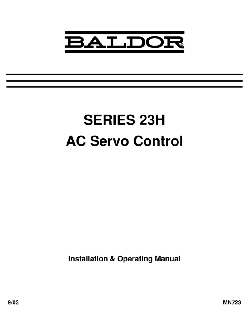 Baldor 23H Series Installation & operating manual