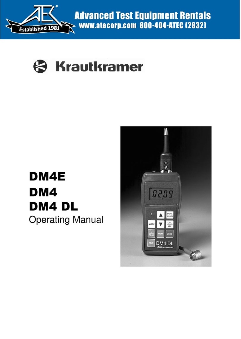 Krautkramer DM4E User manual
