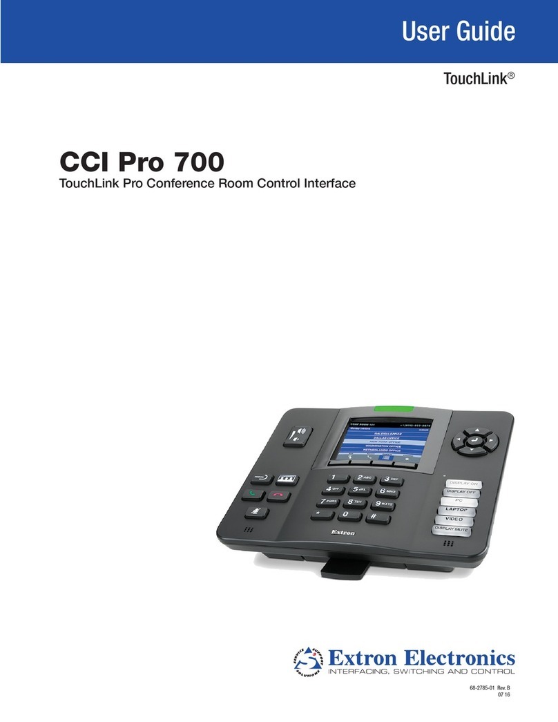 TouchLink CCI Pro 700 user guide