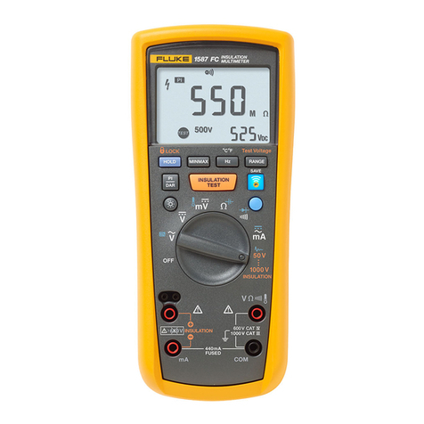 Fluke 1587 FC Use and care manual