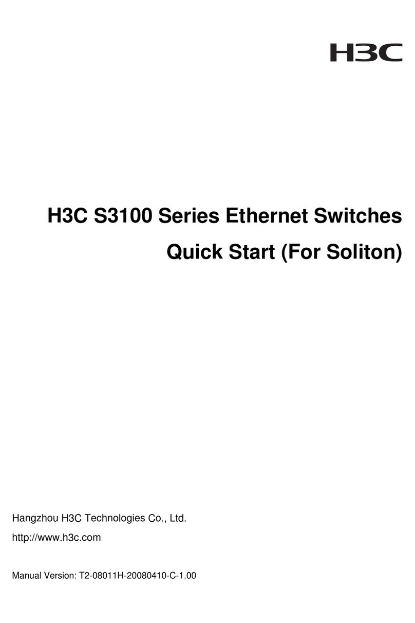 H3C S3100-26T P-EI-W User manual