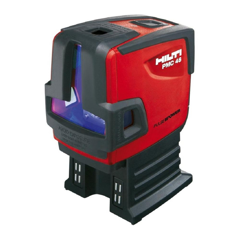 Hilti PMC 46 operating instructions
