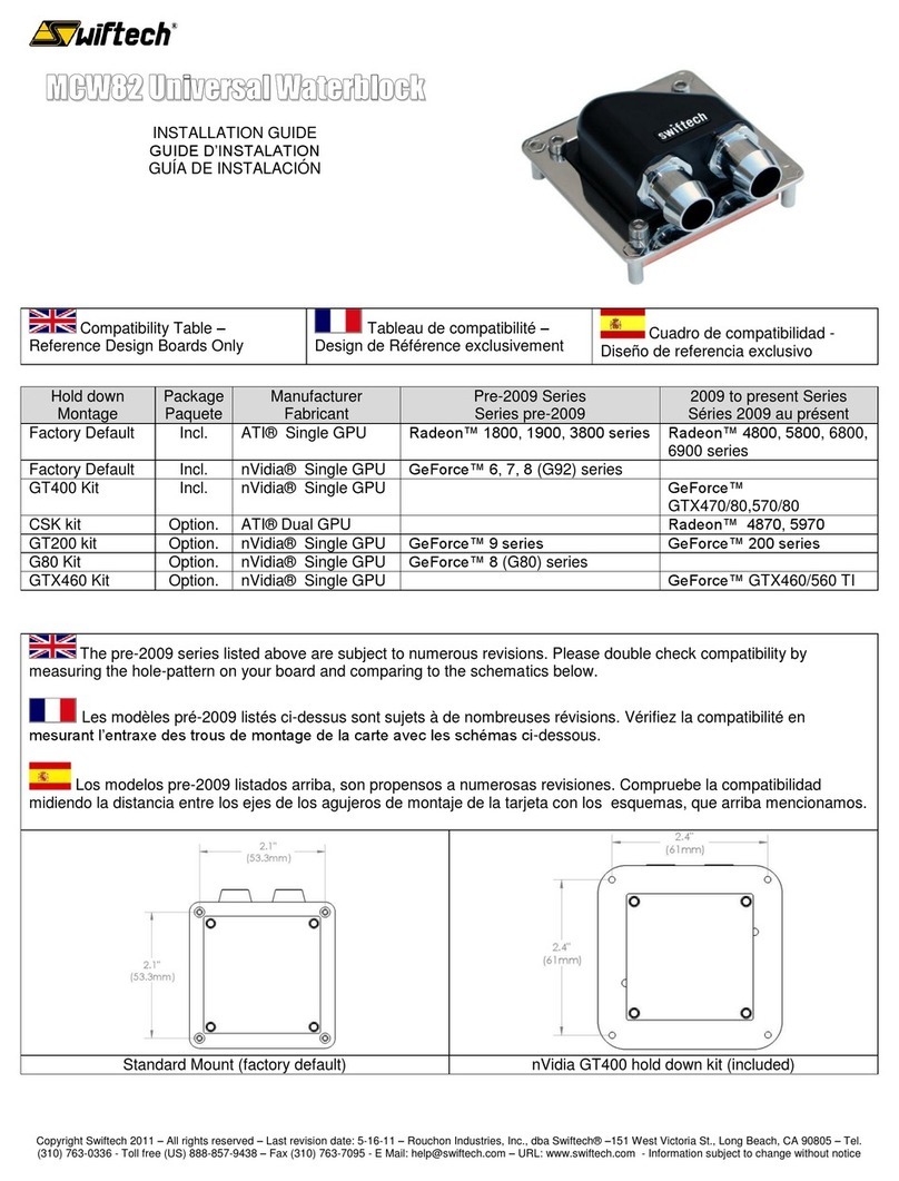 swiftech MCW82 installation guide