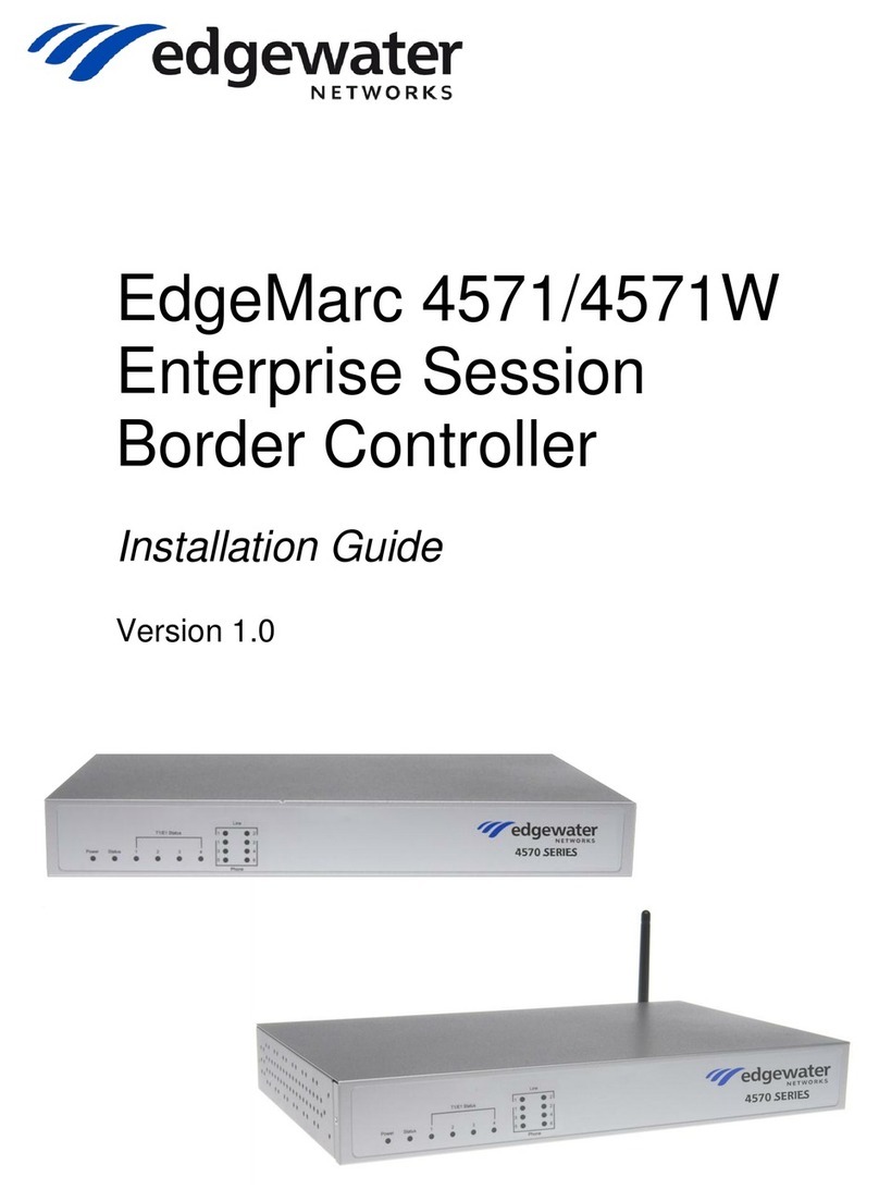 Edgewater Networks EdgeMarc 4571 User manual