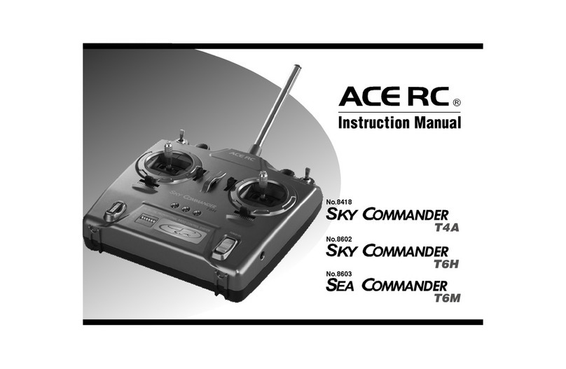 ACE RC Sky Commander T4A 8418 instruction manual