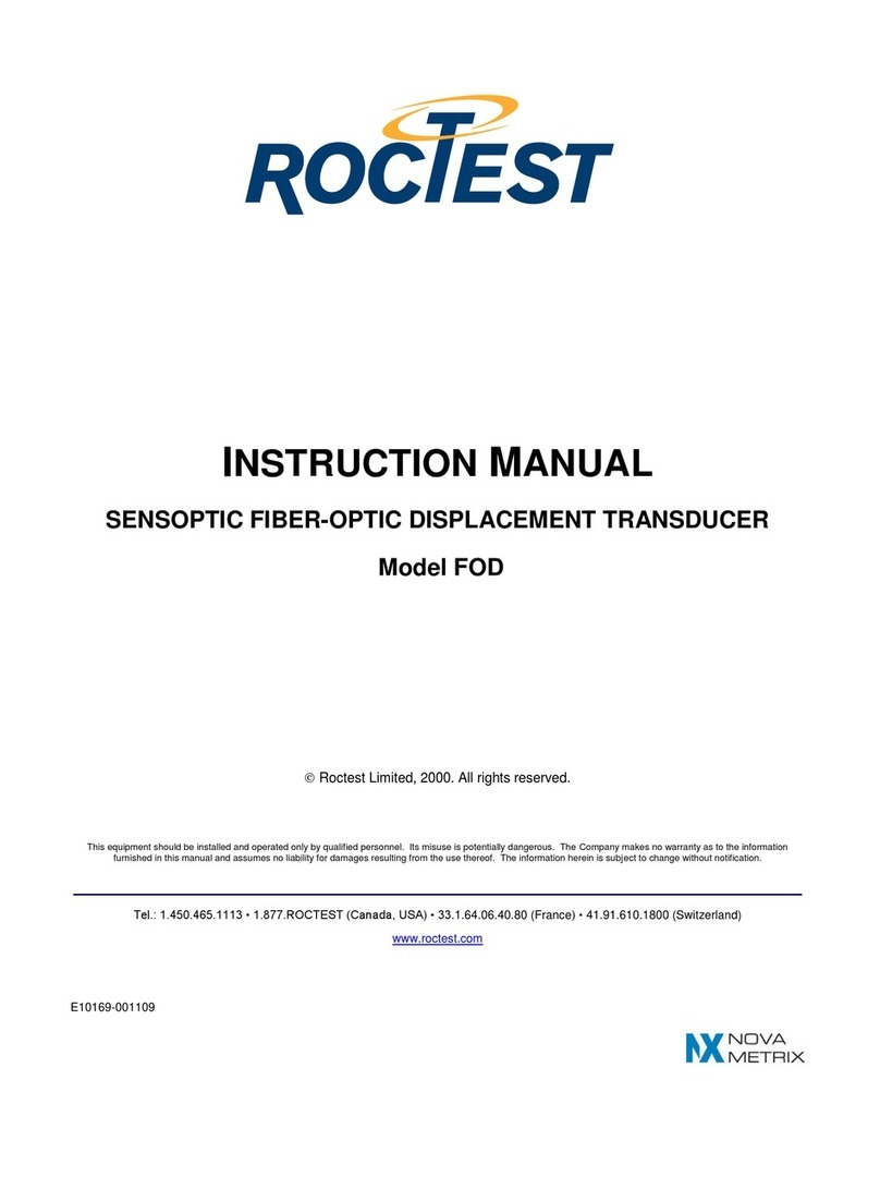 ROCTEST FOD instruction manual