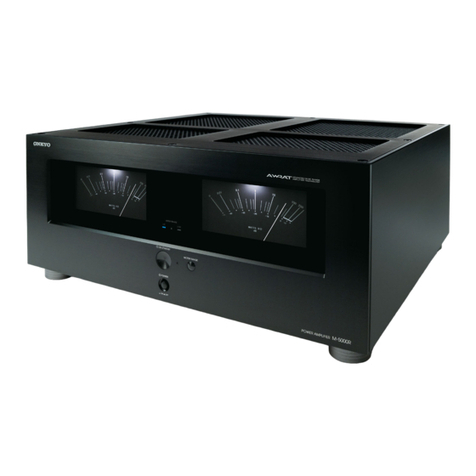 Onkyo M-5000R User manual