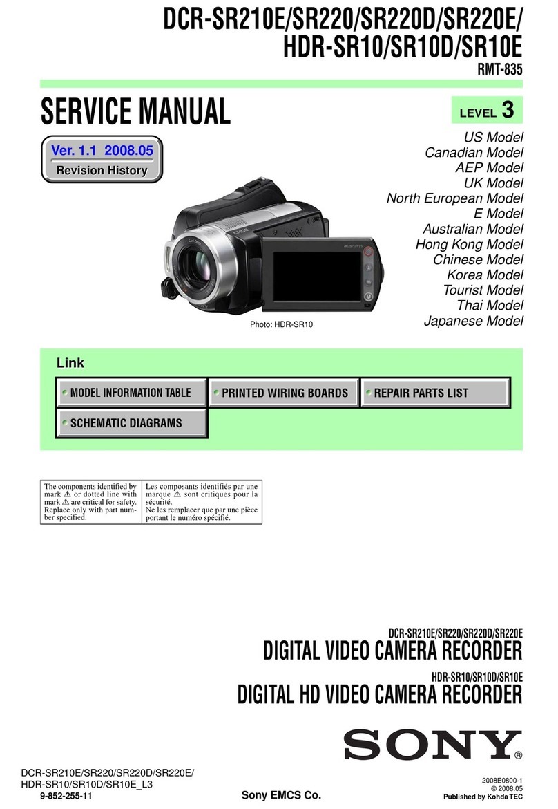 Sony Handycam DCR-SR210E Service manual