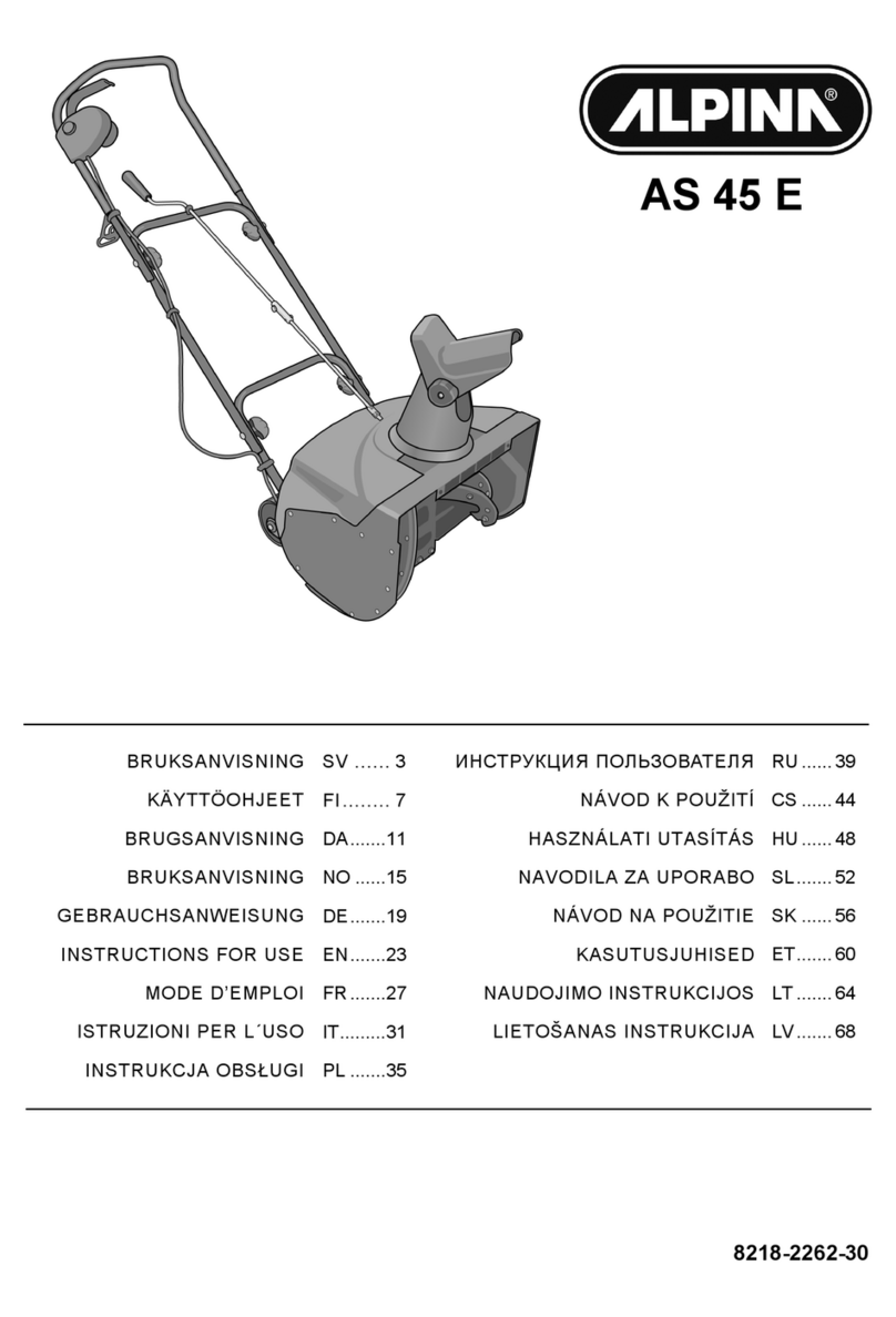 Alpina AS 45 E User manual