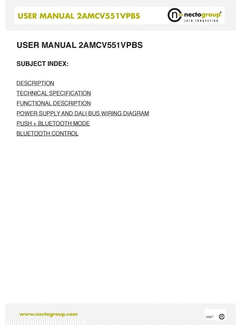 Necto Group 2AMCV551VPBS user manual
