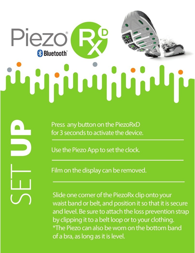 stepscount PiezoRxD Manual