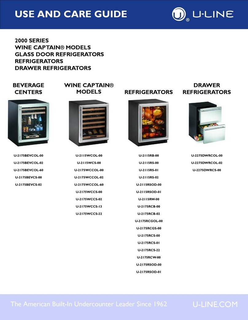 U-Line 2000 SERIES User manual
