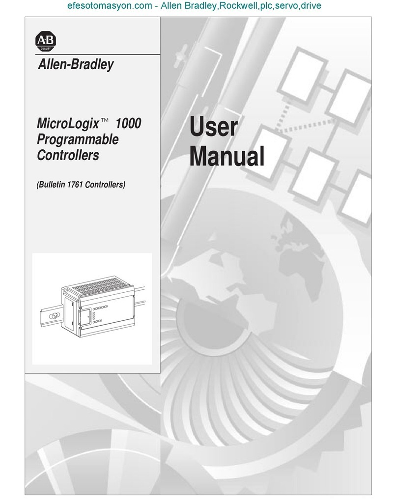Allen-Bradley MicroLogix 1000 User manual Allen-Bradley MicroLogix 1000 User manual