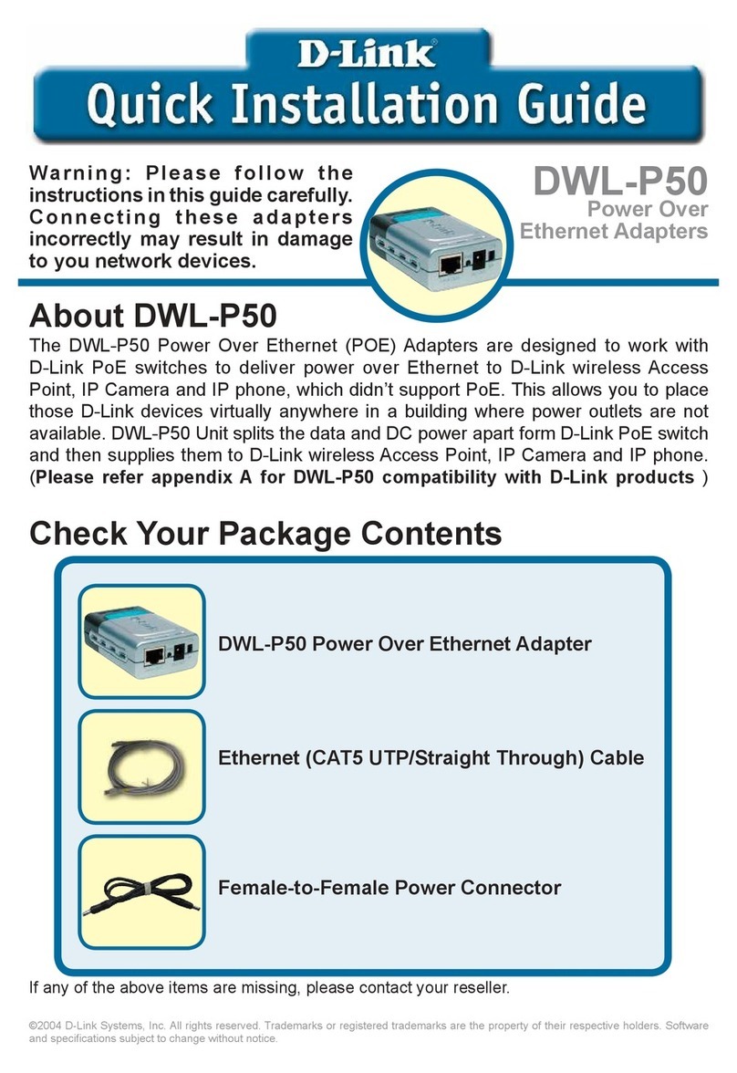 D-Link DWL-P50 User manual D-Link DWL-P50 User manual