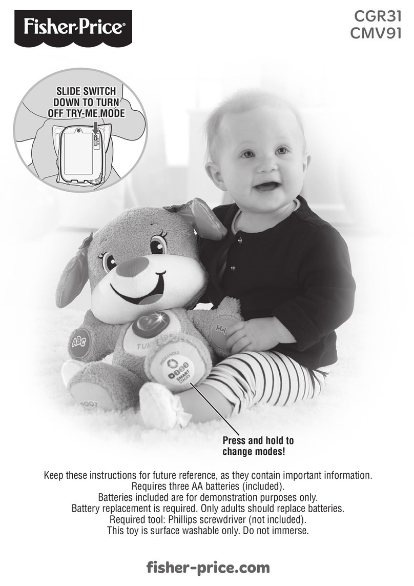 Fisher-Price CGR31 instructions