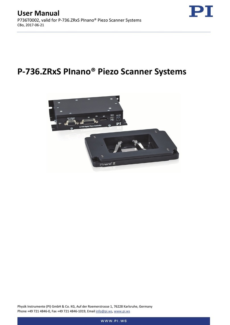 PI P-736.ZRxS PInano user manual