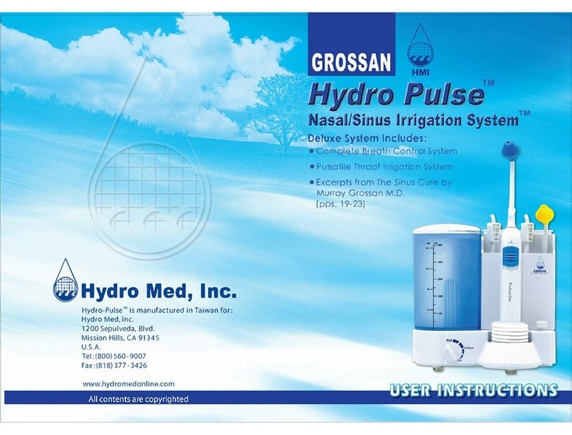 Grossan Hydro Pulse User instructions