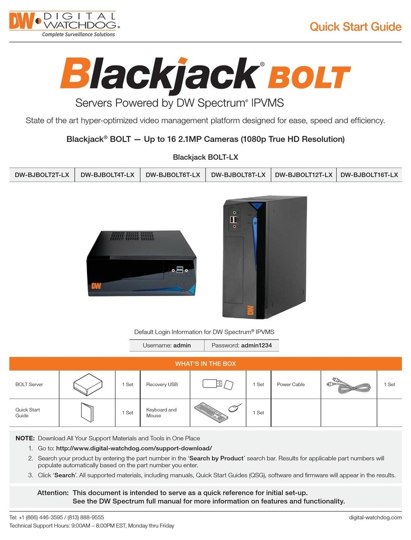 DW DW-BJBOLT4T-LX User manual