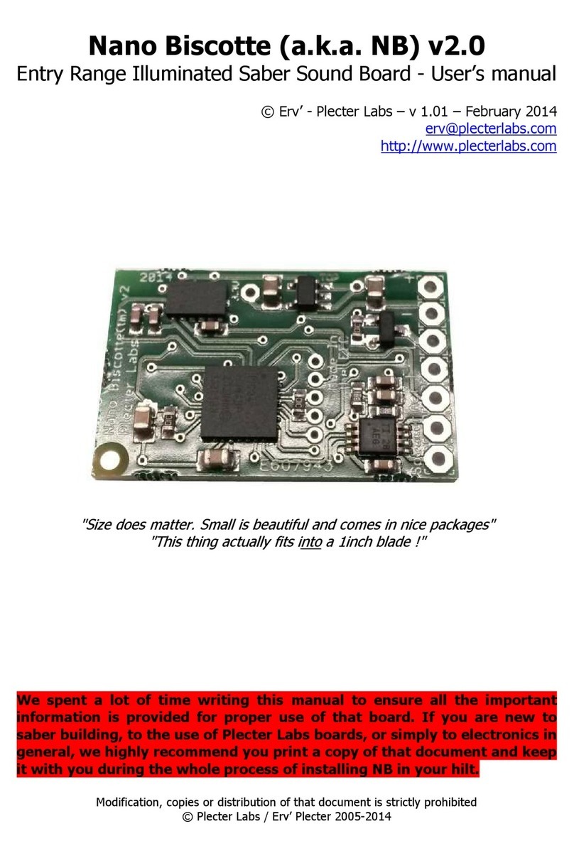 Plecter Labs Nano Biscotte v2.0 User manual