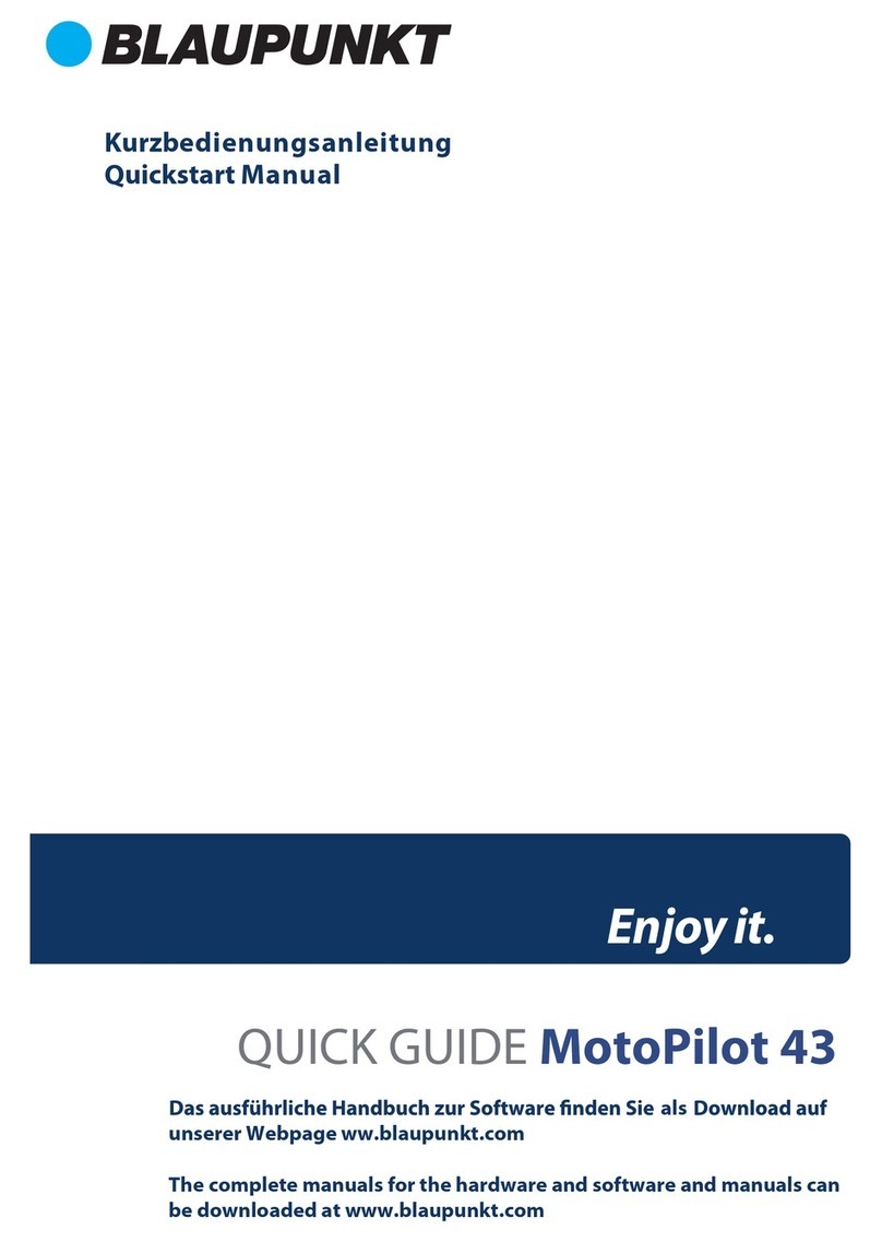 Blaupunkt MotoPilot 43 User manual