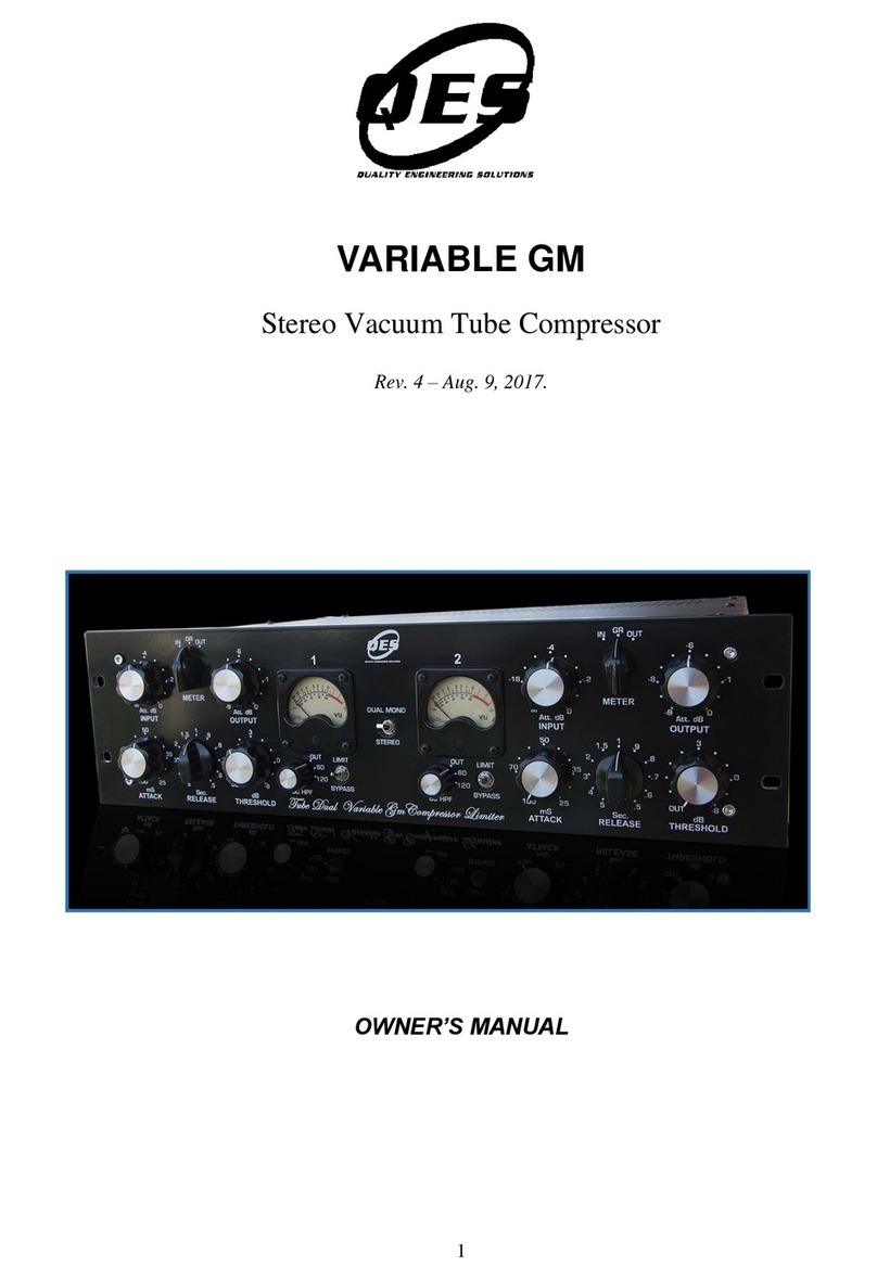 QES Labs VARIABLE GM owner's manual