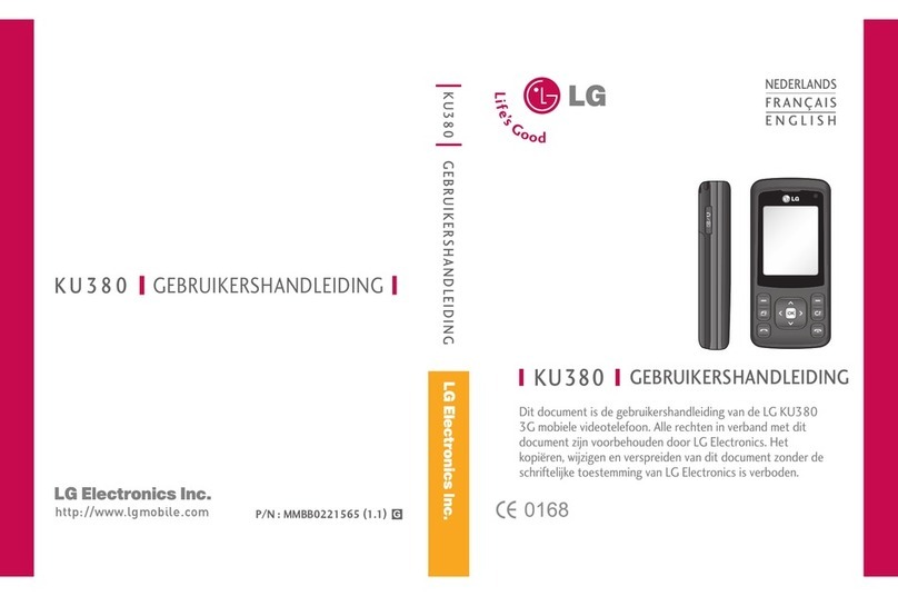 LG Vodafone KU380 User manual