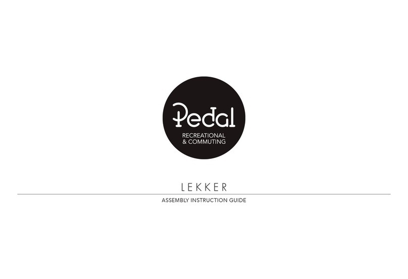 Lekker Pedal Assembly instruction guide