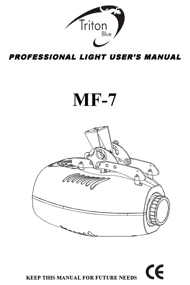 Triton Blue MF-7 User manual