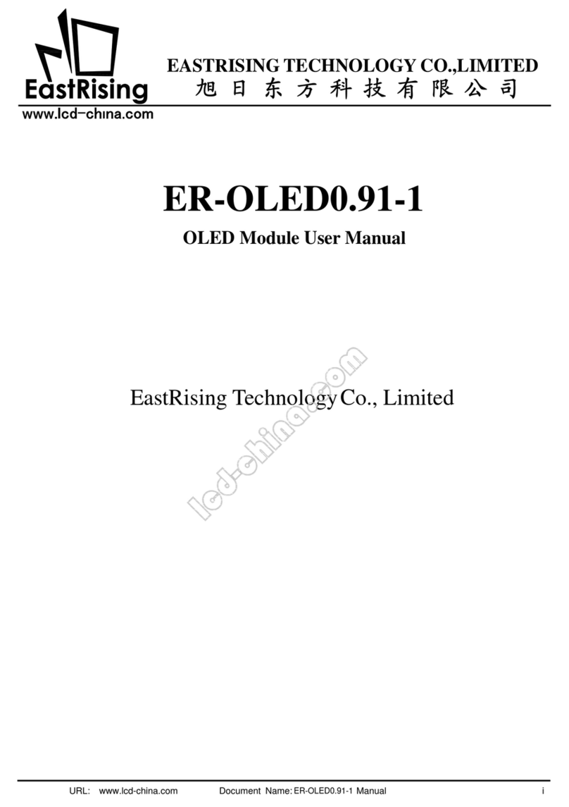 EastRising Technology ER-OLED0.91-1 user manual