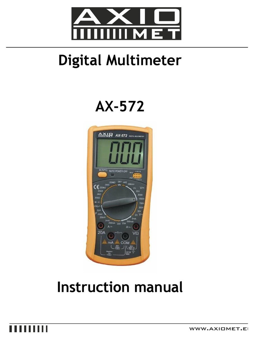 Axio MET AX-572 instruction manual