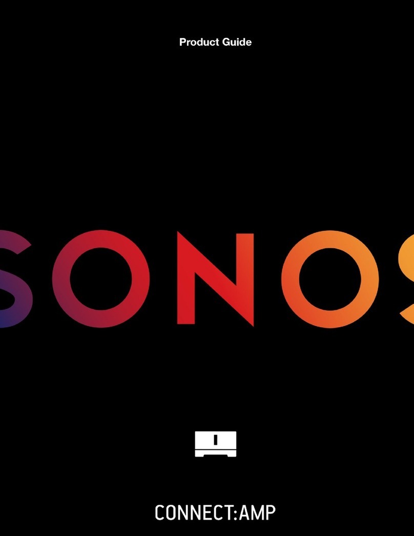 Sonos CONNECT:AMP User manual