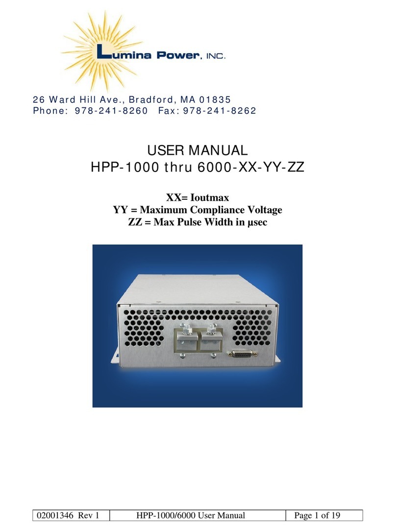 Lumina Power HPP-1000 user manual