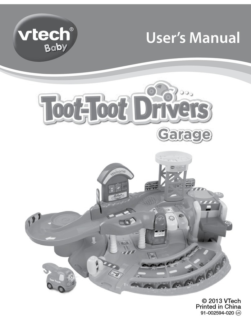 V-tech Toot-Toot Drivers Garage User manual