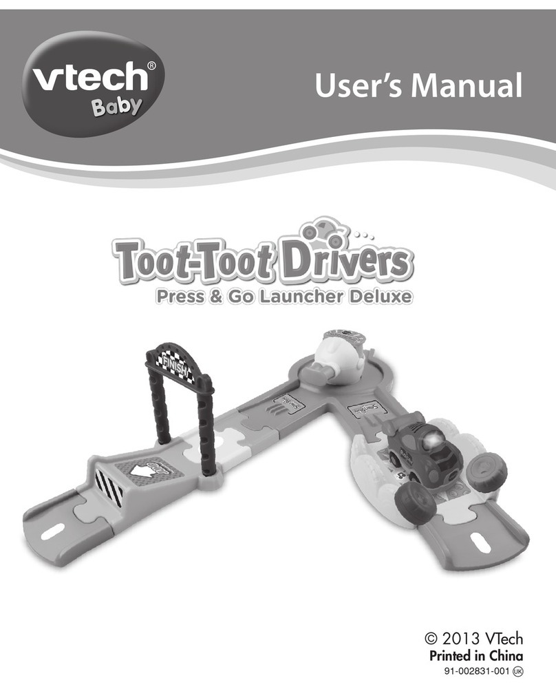 V-tech Toot-Toot Drivers Press & GoLauncher Deluxe User manual