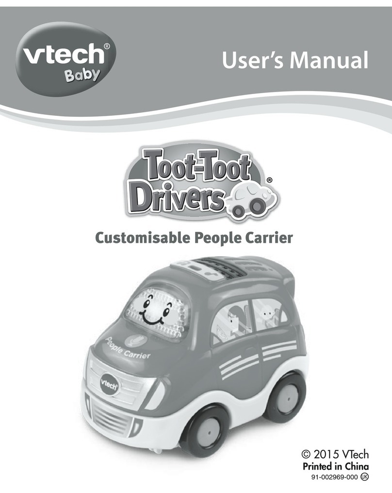 V-tech Toot-Toot Drivers CustomisablePeople Carrier User manual