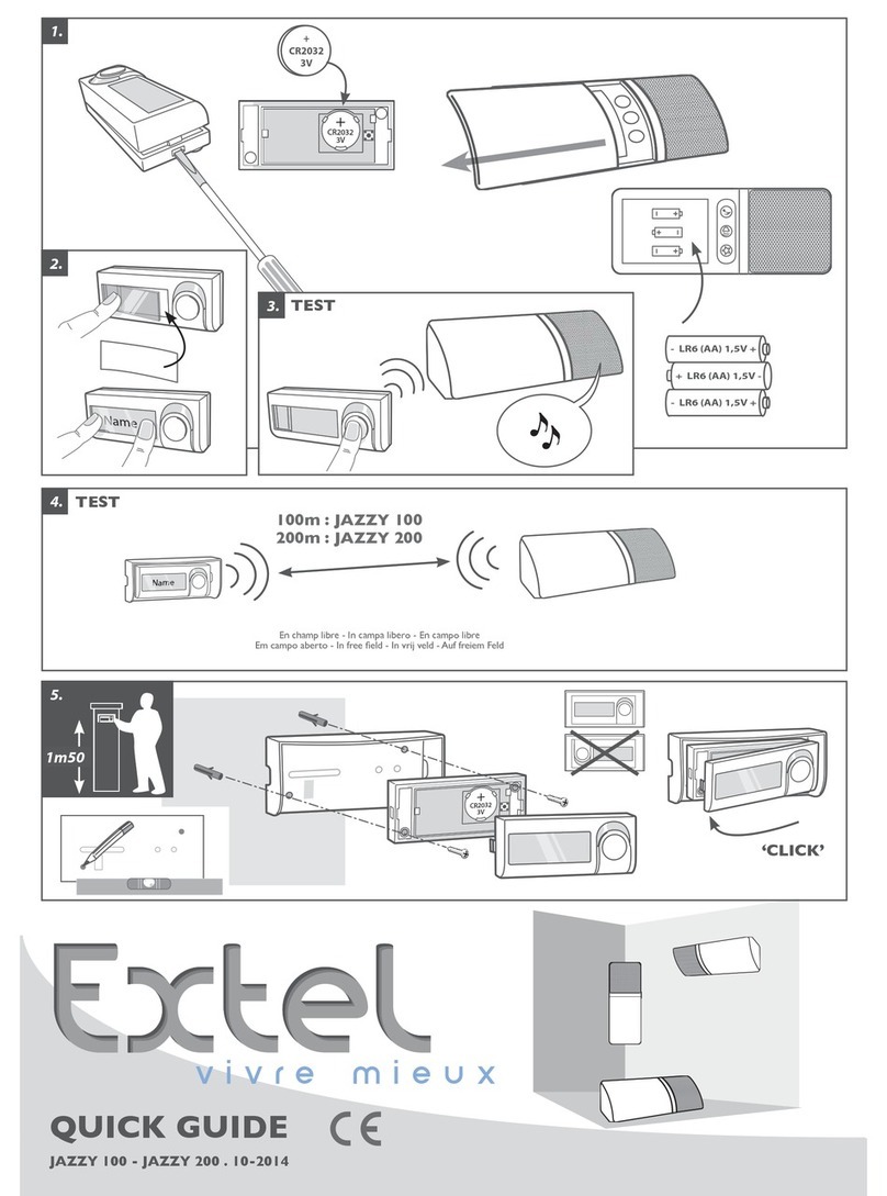 Extel JAZZY 100 instructions