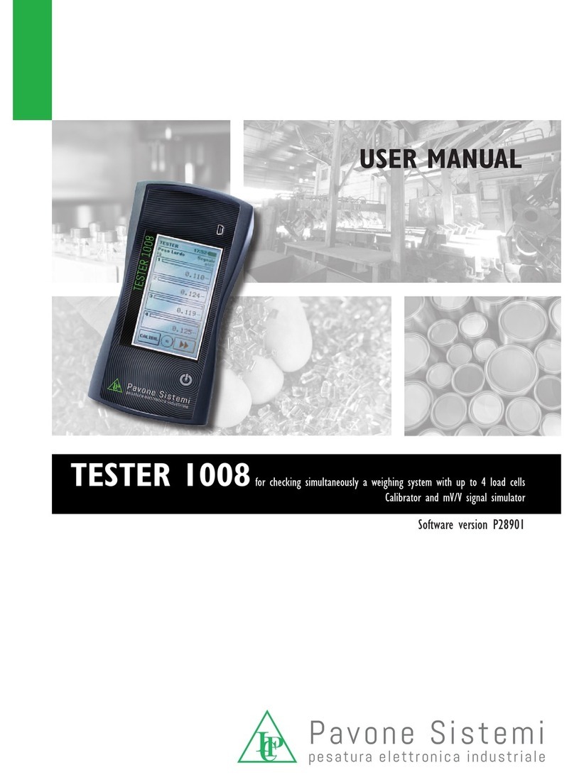 Pavone Sistemi 1008 User manual
