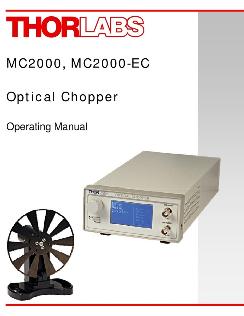 THORLABS MC2000 operating manual