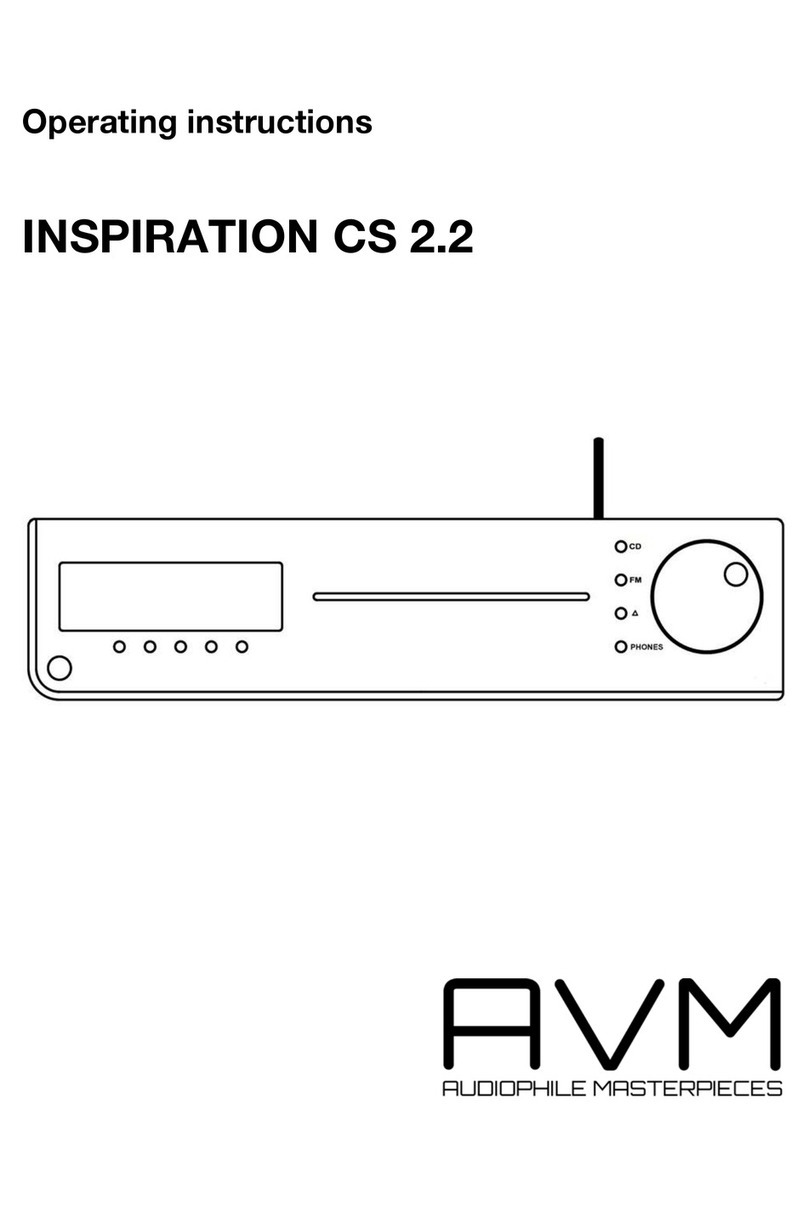 AVM INSPIRATION CS 2.2 User manual