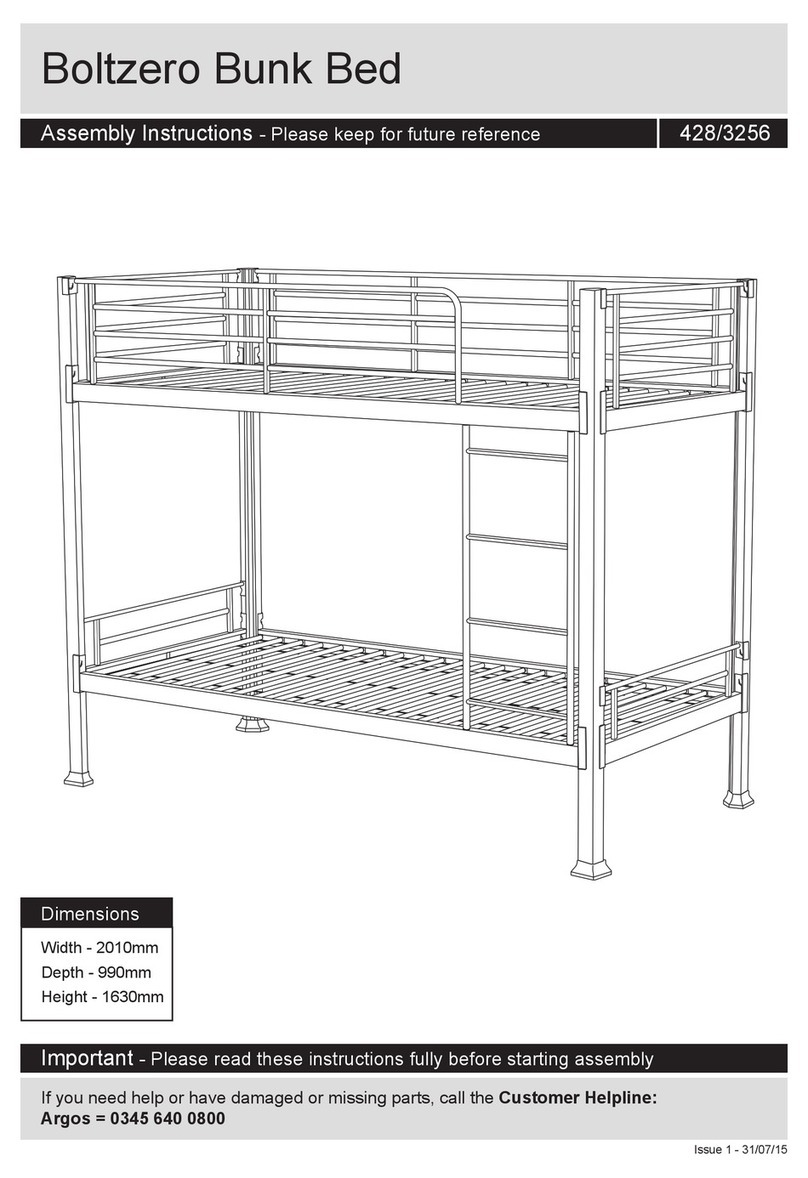 B&M Boltzero Bunk Bed Assembly instructions