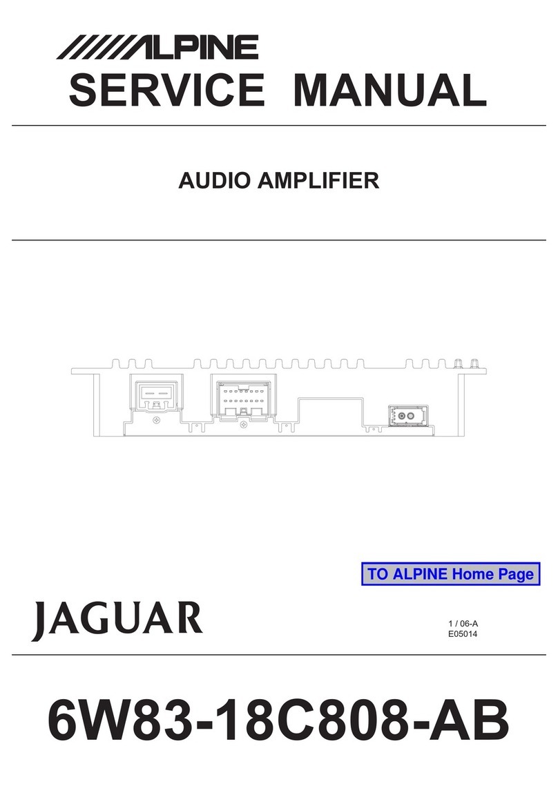 Alpine Jaguar 6W83-18C808-AB Service manual