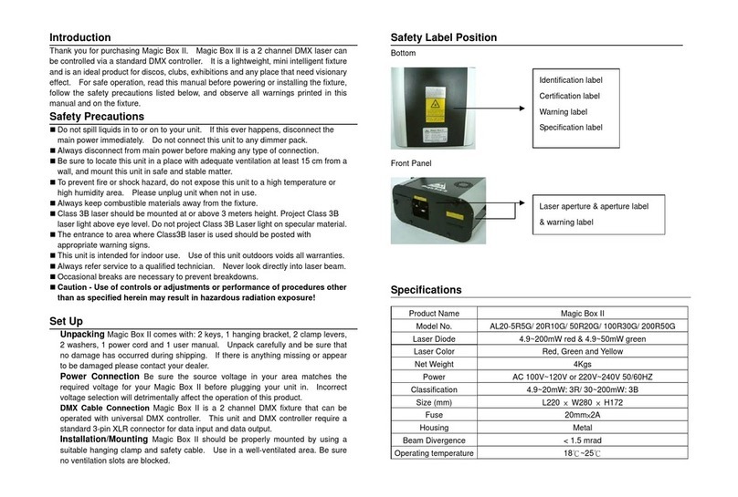 OmniSistem Magic Box II user manual