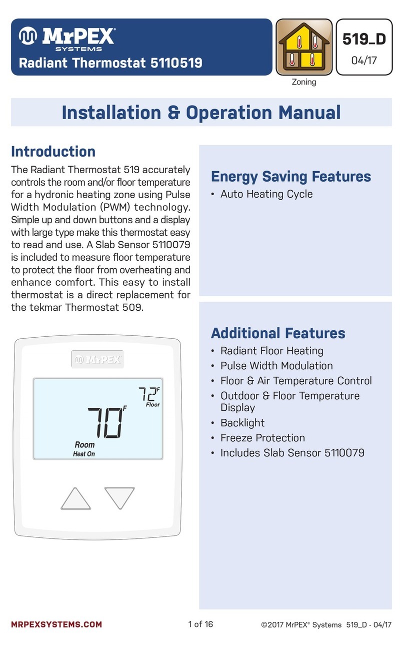 MrPEX Systems 5110519 Installation & operation manual