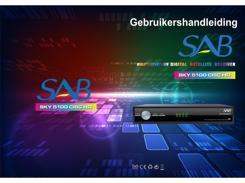 SAB SKY 5100 CISC HD user manual